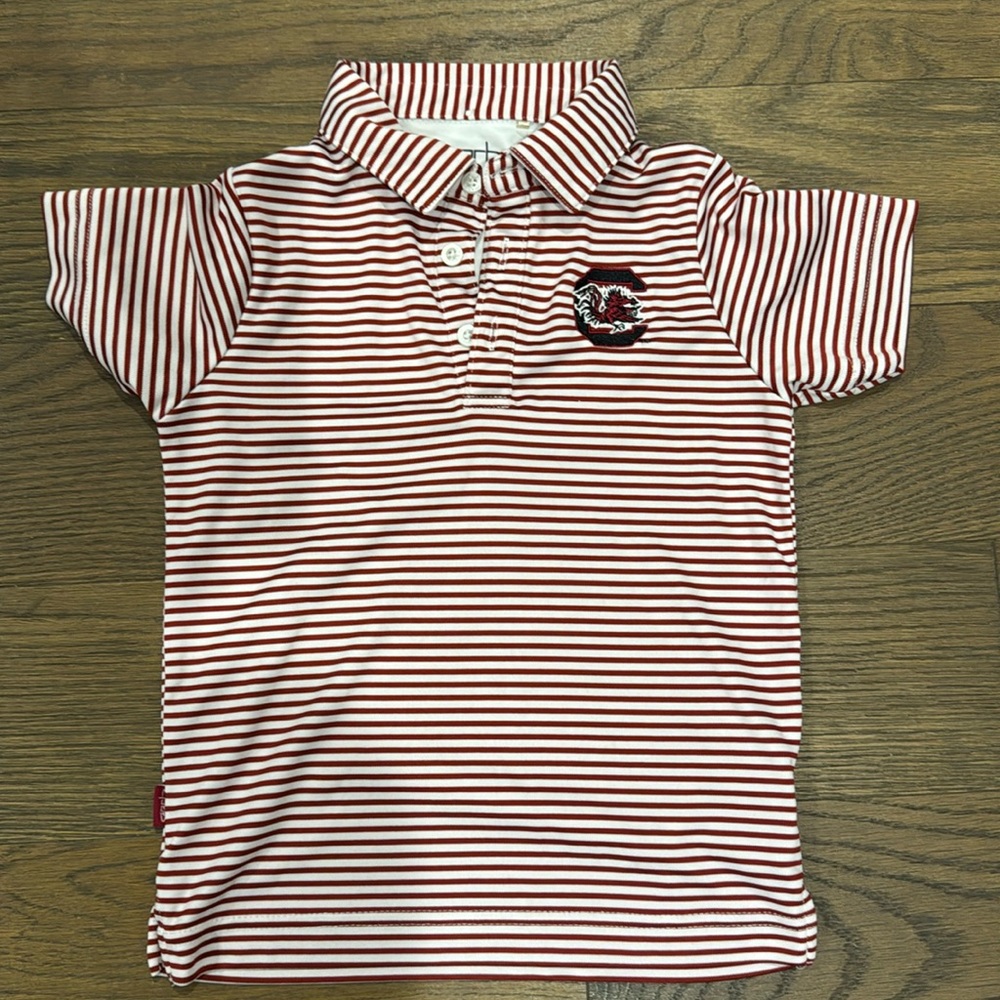 Carolina gamecocks boys polo shirt size 4